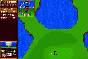 Sensible Golf_Disk1 screen shot game playing